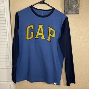 GAP Boys Long Sleeve Logo Graphic Tee Size XXL